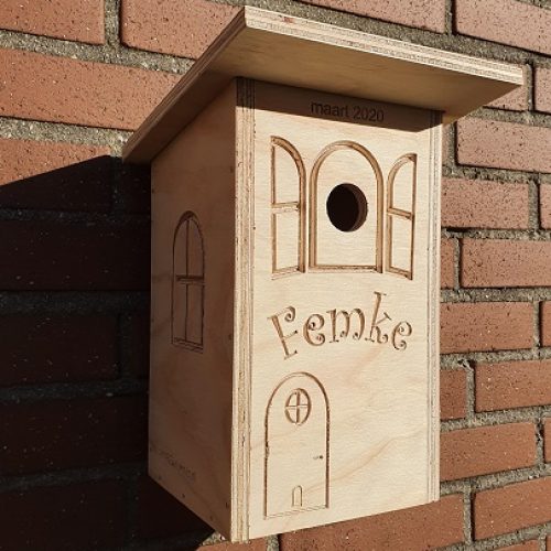 Vogelhuisje op maat gemaakr